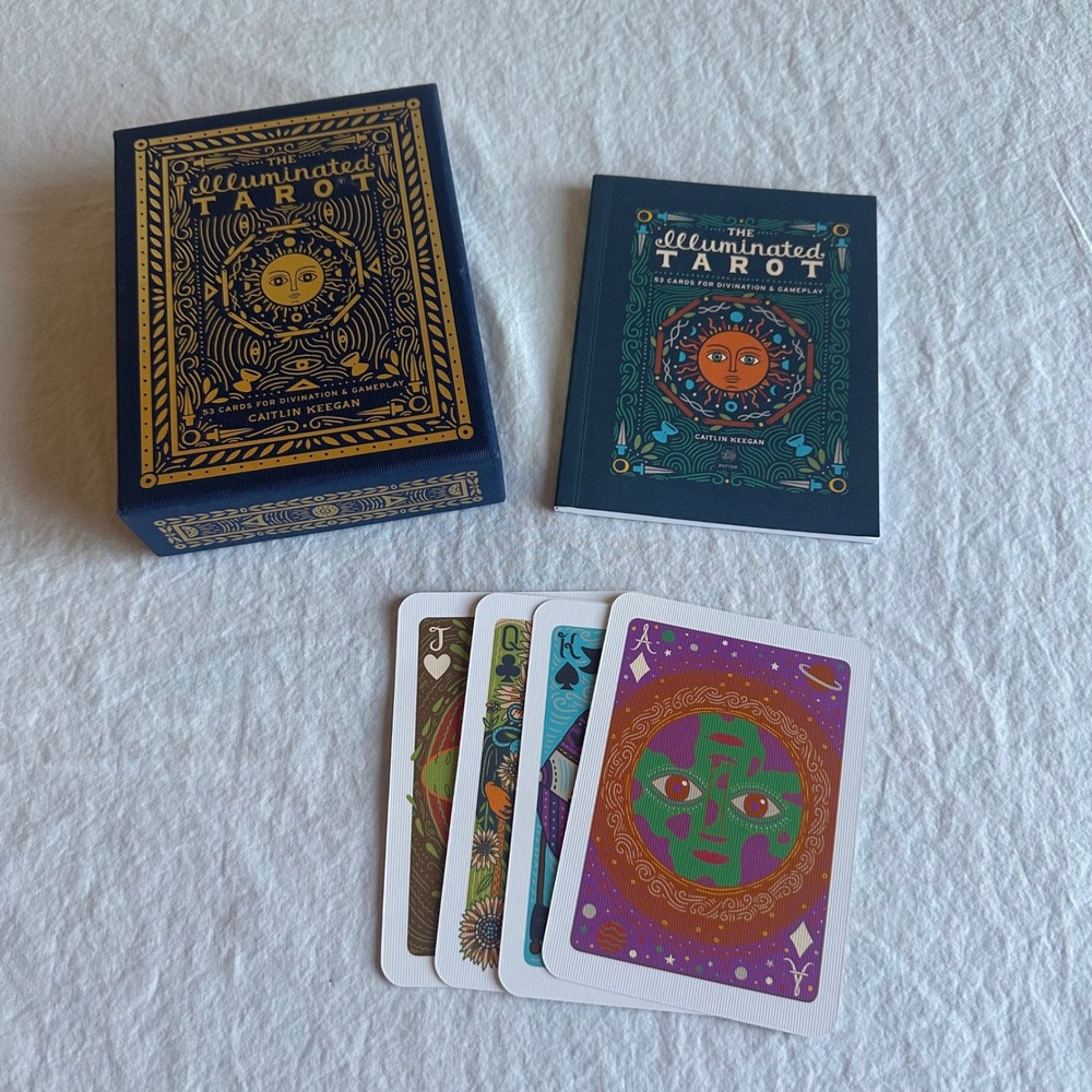 The Illuminated Tarot 53 Cards Divination Gameplay Caitlin Keegan Deck Guidebook